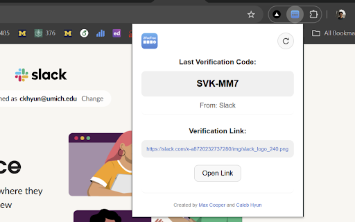 2FacTrac: One Click Copy 2 Factor Authentication Email Codes and Links from Chrome web store to be run with OffiDocs Chromium online 2FacTrac: One Click Copy 2 Factor Authentication Email Codes and Links from Chrome web store to be run with OffiDocs Chromium online