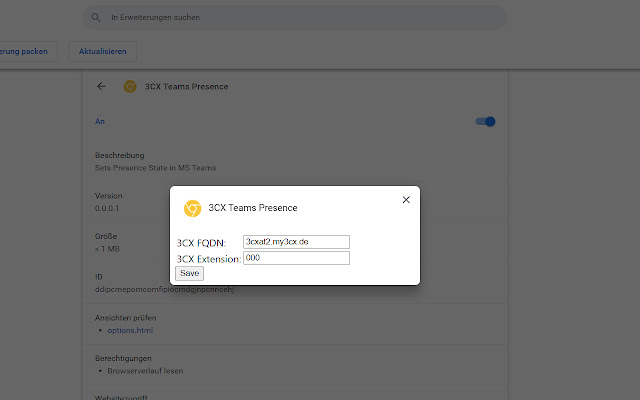3CX Teams Presence from Chrome web store to be run with OffiDocs Chromium online 3CX Teams Presence from Chrome web store to be run with OffiDocs Chromium online