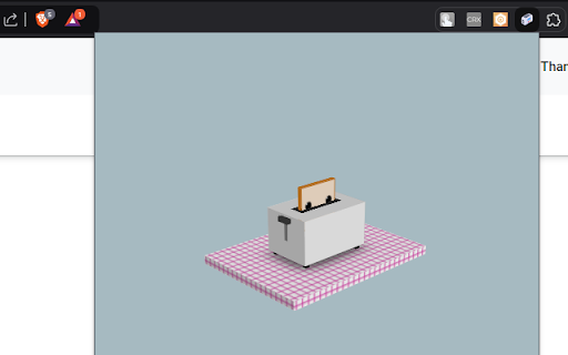 3D Toaster from Chrome web store to be run with OffiDocs Chromium online 3D Toaster from Chrome web store to be run with OffiDocs Chromium online