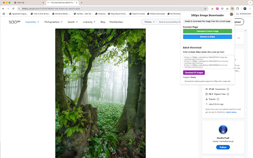 500px Image Downloader from Chrome web store to be run with OffiDocs Chromium online 500px Image Downloader from Chrome web store to be run with OffiDocs Chromium online