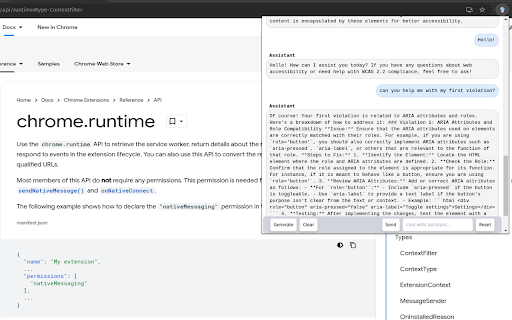 Accessibility Assistant from Chrome web store to be run with OffiDocs Chromium online Accessibility Assistant from Chrome web store to be run with OffiDocs Chromium online