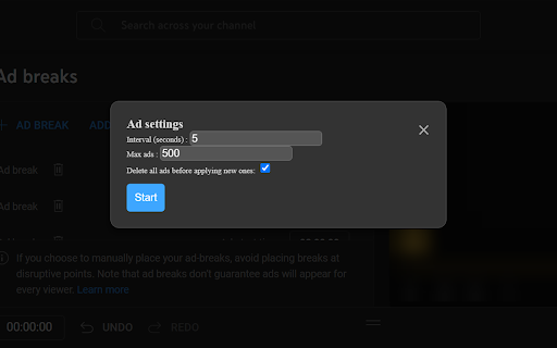 Add Ads to your videos from Chrome web store to be run with OffiDocs Chromium online Add Ads to your videos from Chrome web store to be run with OffiDocs Chromium online