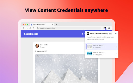 Adobe Content Authenticity from Chrome web store to be run with OffiDocs Chromium online Adobe Content Authenticity from Chrome web store to be run with OffiDocs Chromium online