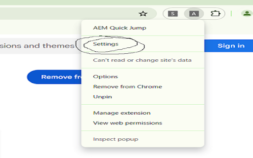 AEM Quick Jump from Chrome web store to be run with OffiDocs Chromium online AEM Quick Jump from Chrome web store to be run with OffiDocs Chromium online