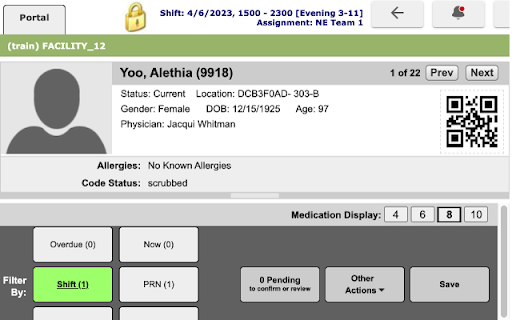 Agartee eMAR patient barcode from Chrome web store to be run with OffiDocs Chromium online Agartee eMAR patient barcode from Chrome web store to be run with OffiDocs Chromium online
