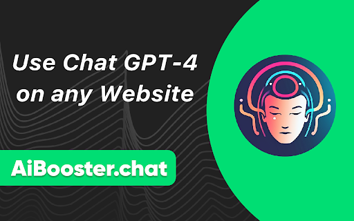 AiBooster Chat GPT 4 on any Website from Chrome web store to be run with OffiDocs Chromium online AiBooster Chat GPT 4 on any Website from Chrome web store to be run with OffiDocs Chromium online