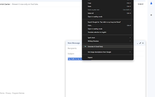AI Email Scribe from Chrome web store to be run with OffiDocs Chromium online AI Email Scribe from Chrome web store to be run with OffiDocs Chromium online