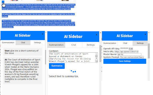 AI Sidebar from Chrome web store to be run with OffiDocs Chromium online AI Sidebar from Chrome web store to be run with OffiDocs Chromium online