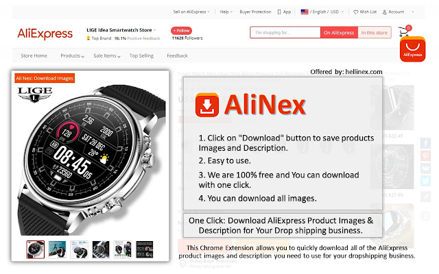 AliNex Aliexpress Images Downloader from Chrome web store to be run with OffiDocs Chromium online AliNex Aliexpress Images Downloader from Chrome web store to be run with OffiDocs Chromium online