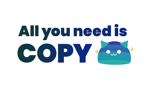 All You Need is Copy from Chrome web store to be run with OffiDocs Chromium online All You Need is Copy from Chrome web store to be run with OffiDocs Chromium online