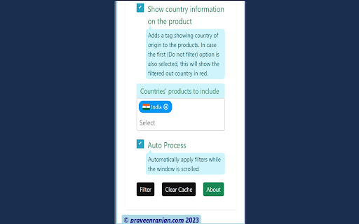 Amazon Country of origin Filter from Chrome web store to be run with OffiDocs Chromium online Amazon Country of origin Filter from Chrome web store to be run with OffiDocs Chromium online