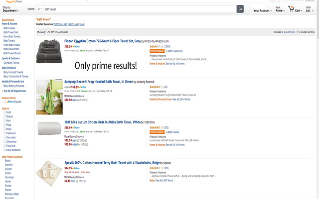 Amazon Prime Search from Chrome web store to be run with OffiDocs Chromium online Amazon Prime Search from Chrome web store to be run with OffiDocs Chromium online