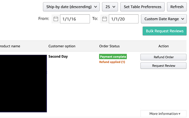 AMZ FBA Bulk Review Request from Chrome web store to be run with OffiDocs Chromium online AMZ FBA Bulk Review Request from Chrome web store to be run with OffiDocs Chromium online