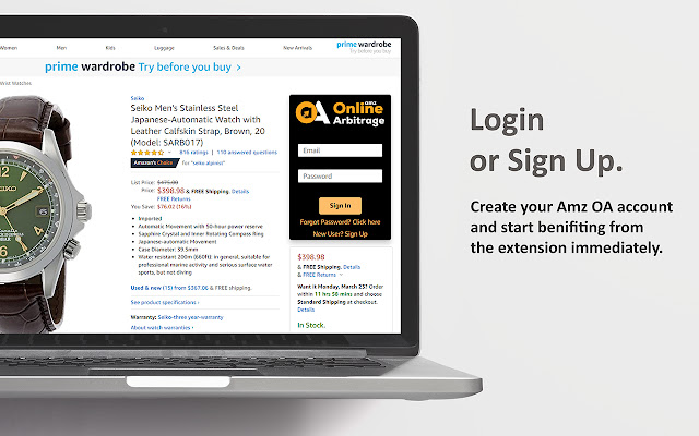 AMZ Online Arbitrage Asin Checker from Chrome web store to be run with OffiDocs Chromium online AMZ Online Arbitrage Asin Checker from Chrome web store to be run with OffiDocs Chromium online