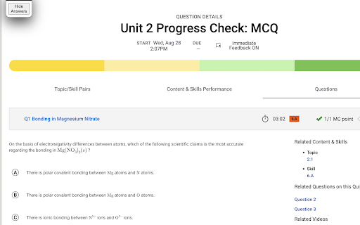 AP Classroom Answer Toggler from Chrome web store to be run with OffiDocs Chromium online AP Classroom Answer Toggler from Chrome web store to be run with OffiDocs Chromium online