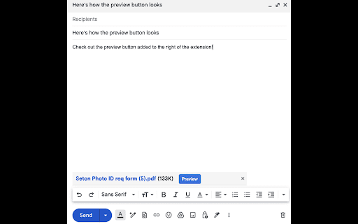 Attachment Preview from Chrome web store to be run with OffiDocs Chromium online Attachment Preview from Chrome web store to be run with OffiDocs Chromium online