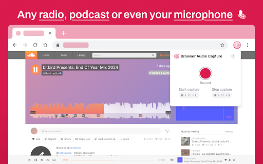 Audio Capture – Record Tab Sound in Chrome from Chrome web store to be run with OffiDocs Chromium online Audio Capture – Record Tab Sound in Chrome from Chrome web store to be run with OffiDocs Chromium online