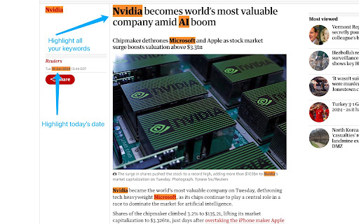 Auto Highlighter from Chrome web store to be run with OffiDocs Chromium online Auto Highlighter from Chrome web store to be run with OffiDocs Chromium online