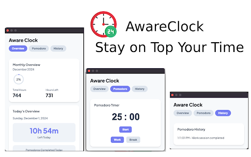 Aware Clock from Chrome web store to be run with OffiDocs Chromium online Aware Clock from Chrome web store to be run with OffiDocs Chromium online