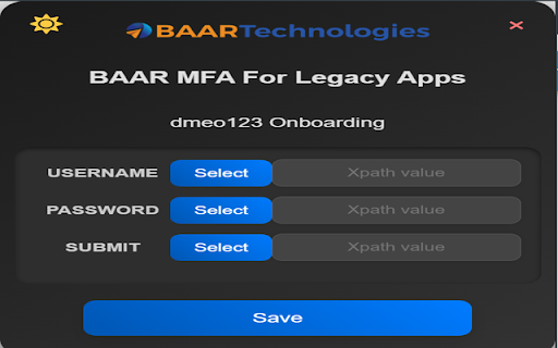 BAAR MFA For Legacy Apps from Chrome web store to be run with OffiDocs Chromium online BAAR MFA For Legacy Apps from Chrome web store to be run with OffiDocs Chromium online