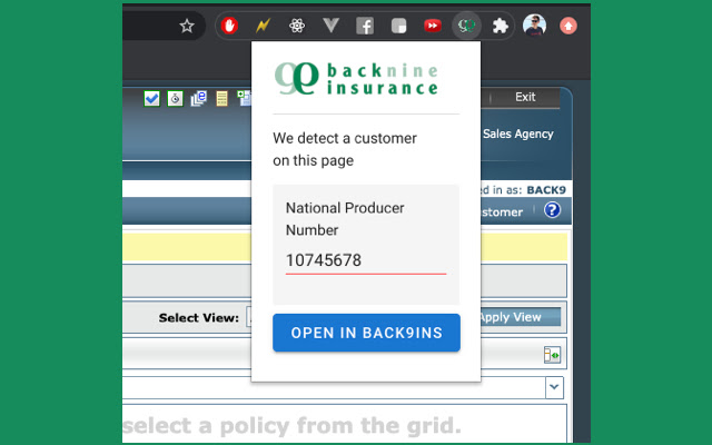 BackNines Quote Apply for Vertafore AMS360 from Chrome web store to be run with OffiDocs Chromium online BackNines Quote Apply for Vertafore AMS360 from Chrome web store to be run with OffiDocs Chromium online
