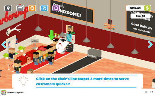 Barbershop Inc. Hire a manager and attract more customers! from Chrome web store to be run with OffiDocs Chromium online Barbershop Inc. Hire a manager and attract more customers! from Chrome web store to be run with OffiDocs Chromium online