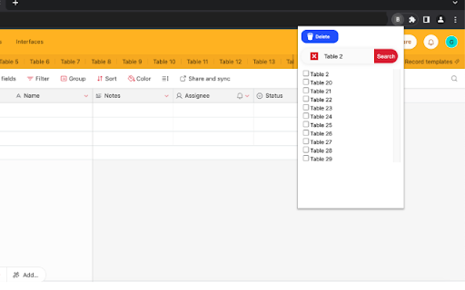 Base Table Hider from Chrome web store to be run with OffiDocs Chromium online Base Table Hider from Chrome web store to be run with OffiDocs Chromium online
