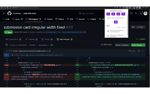 BatchPR Reviewer for GitHub from Chrome web store to be run with OffiDocs Chromium online BatchPR Reviewer for GitHub from Chrome web store to be run with OffiDocs Chromium online