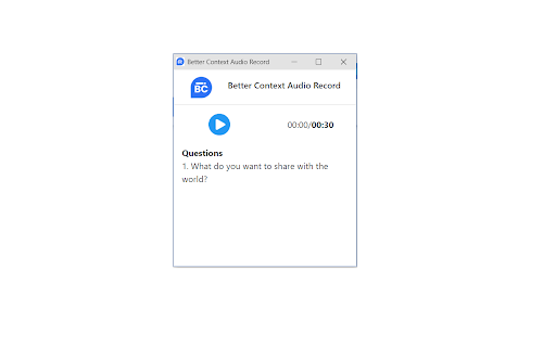 Better Context Helper AI from Chrome web store to be run with OffiDocs Chromium online Better Context Helper AI from Chrome web store to be run with OffiDocs Chromium online