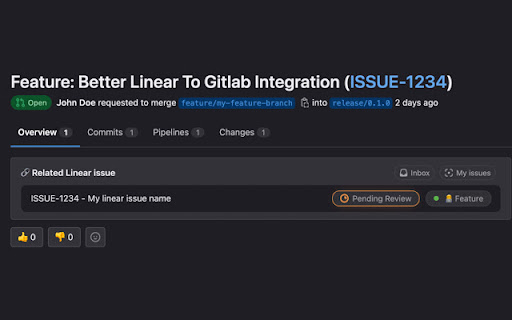 Better Linear to Gitlab Integration from Chrome web store to be run with OffiDocs Chromium online Better Linear to Gitlab Integration from Chrome web store to be run with OffiDocs Chromium online