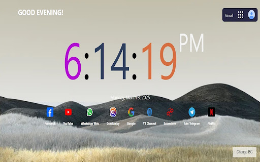 Big Digital Clock from Chrome web store to be run with OffiDocs Chromium online Big Digital Clock from Chrome web store to be run with OffiDocs Chromium online