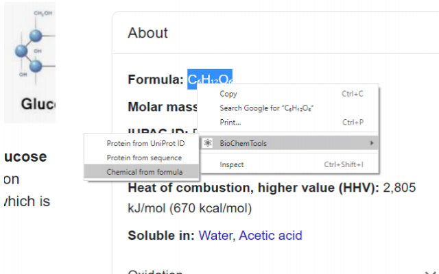 BioChemTools from Chrome web store to be run with OffiDocs Chromium online BioChemTools from Chrome web store to be run with OffiDocs Chromium online