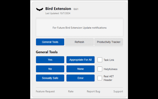 Bird Extension from Chrome web store to be run with OffiDocs Chromium online Bird Extension from Chrome web store to be run with OffiDocs Chromium online