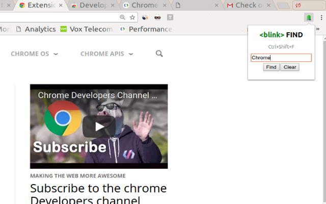 Blink Find Finding Text On Page Easier from Chrome web store to be run with OffiDocs Chromium online Blink Find Finding Text On Page Easier from Chrome web store to be run with OffiDocs Chromium online