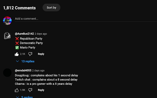 Block Sponsor Comments from Chrome web store to be run with OffiDocs Chromium online Block Sponsor Comments from Chrome web store to be run with OffiDocs Chromium online
