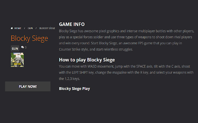 Blocky Siege Haberleri from Chrome web store to be run with OffiDocs Chromium online Blocky Siege Haberleri from Chrome web store to be run with OffiDocs Chromium online