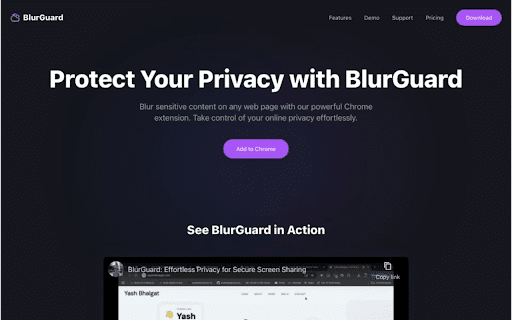 BlurGuard from Chrome web store to be run with OffiDocs Chromium online BlurGuard from Chrome web store to be run with OffiDocs Chromium online