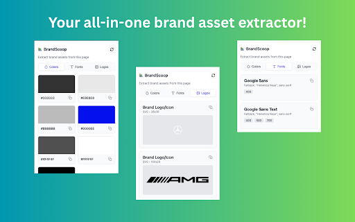 BrandScoop Brand Kit Extractor from Chrome web store to be run with OffiDocs Chromium online BrandScoop Brand Kit Extractor from Chrome web store to be run with OffiDocs Chromium online