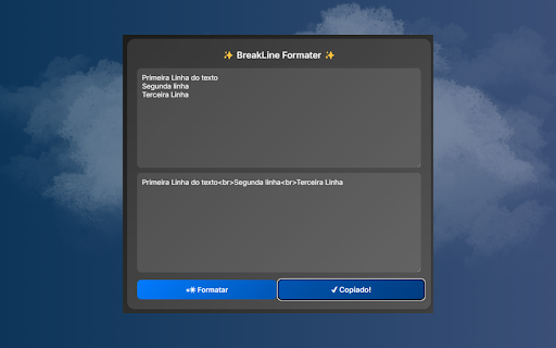 BreakLine Formatter from Chrome web store to be run with OffiDocs Chromium online BreakLine Formatter from Chrome web store to be run with OffiDocs Chromium online