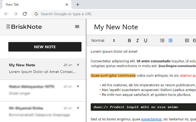 BriskNote: New Tab Notes that Sync with Phone from Chrome web store to be run with OffiDocs Chromium online BriskNote: New Tab Notes that Sync with Phone from Chrome web store to be run with OffiDocs Chromium online