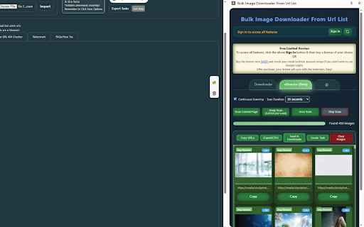 Bulk Image Downloader From Url List from Chrome web store to be run with OffiDocs Chromium online Bulk Image Downloader From Url List from Chrome web store to be run with OffiDocs Chromium online