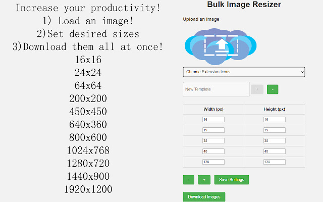 Bulk Image Resizer from Chrome web store to be run with OffiDocs Chromium online Bulk Image Resizer from Chrome web store to be run with OffiDocs Chromium online