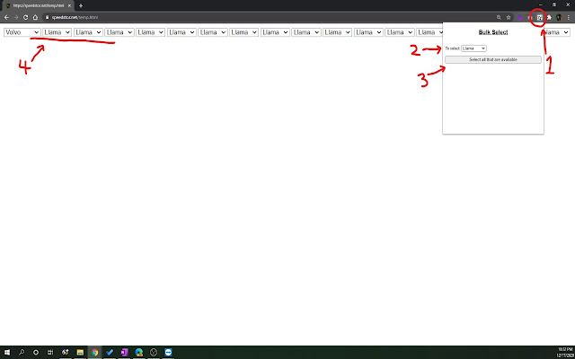 Bulk Select from Chrome web store to be run with OffiDocs Chromium online Bulk Select from Chrome web store to be run with OffiDocs Chromium online