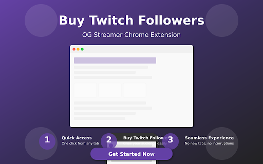Buy Twitch Followers OGStreamer from Chrome web store to be run with OffiDocs Chromium online Buy Twitch Followers OGStreamer from Chrome web store to be run with OffiDocs Chromium online