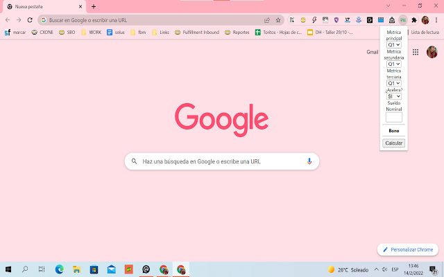 Calculadora de Bono from Chrome web store to be run with OffiDocs Chromium online Calculadora de Bono from Chrome web store to be run with OffiDocs Chromium online