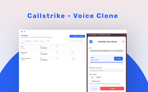 Call Strike Voice Clone from Chrome web store to be run with OffiDocs Chromium online Call Strike Voice Clone from Chrome web store to be run with OffiDocs Chromium online