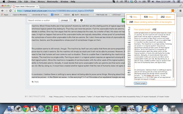 Canvas Discussion Post Length Checker from Chrome web store to be run with OffiDocs Chromium online Canvas Discussion Post Length Checker from Chrome web store to be run with OffiDocs Chromium online
