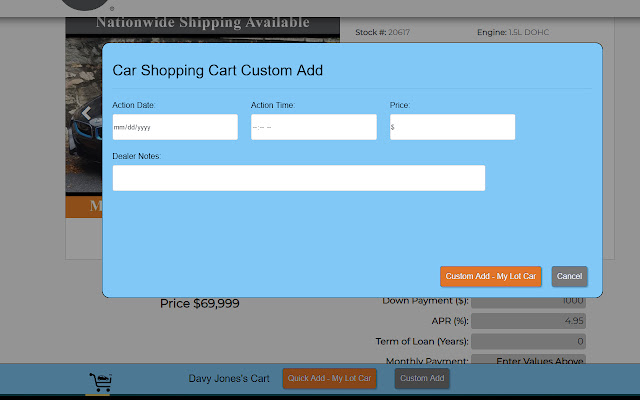 Car Shopping Cart from Chrome web store to be run with OffiDocs Chromium online Car Shopping Cart from Chrome web store to be run with OffiDocs Chromium online