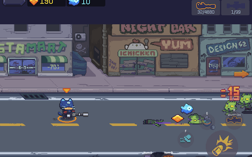 Cat Gunner Super Zombie Shoot Game from Chrome web store to be run with OffiDocs Chromium online Cat Gunner Super Zombie Shoot Game from Chrome web store to be run with OffiDocs Chromium online