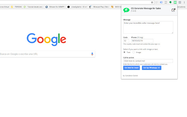 CG Generate Messages from Chrome web store to be run with OffiDocs Chromium online CG Generate Messages from Chrome web store to be run with OffiDocs Chromium online